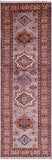 Super Kazak Handmade Wool Runner Rug - 2' 8" X 8' 4" - Golden Nile