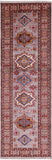 Super Kazak Handmade Wool Runner Rug - 2' 8" X 8' 4" - Golden Nile