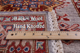 Super Kazak Handmade Wool Runner Rug - 2' 8" X 8' 4" - Golden Nile