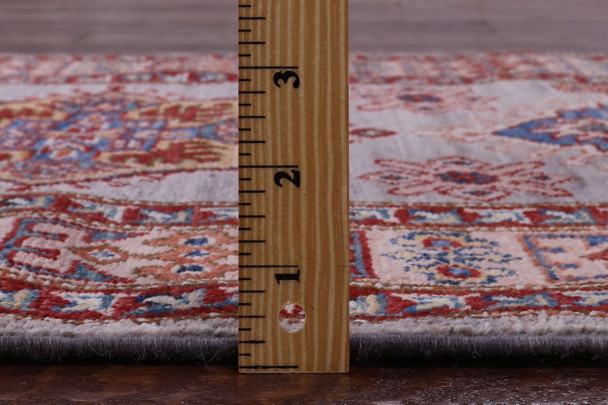 Super Kazak Handmade Wool Runner Rug - 2' 8" X 8' 4" - Golden Nile