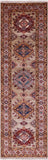Super Kazak Hand Knotted Wool Runner Rug - 2' 8" X 9' 1" - Golden Nile