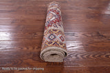 Super Kazak Hand Knotted Wool Runner Rug - 2' 8" X 9' 1" - Golden Nile