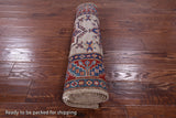 Super Kazak Hand Knotted Wool Runner Rug - 2' 9" X 8' 10" - Golden Nile