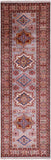 Super Kazak Handmade Wool Runner Rug - 2' 8" X 8' 4" - Golden Nile