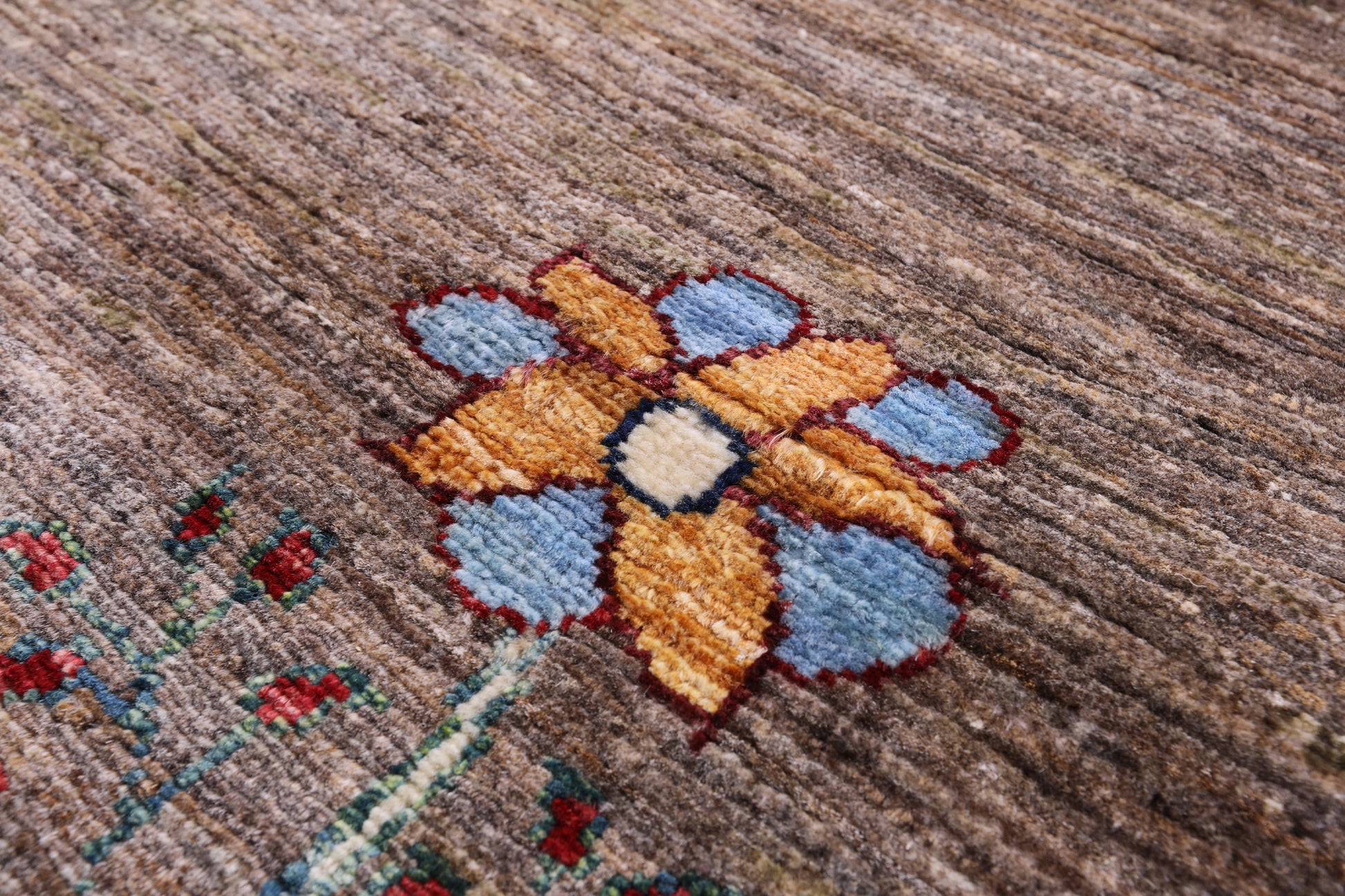 Tree Of Life Persian Gabbeh Handmade Wool Rug - 4' 11" X 6' 6" - Golden Nile