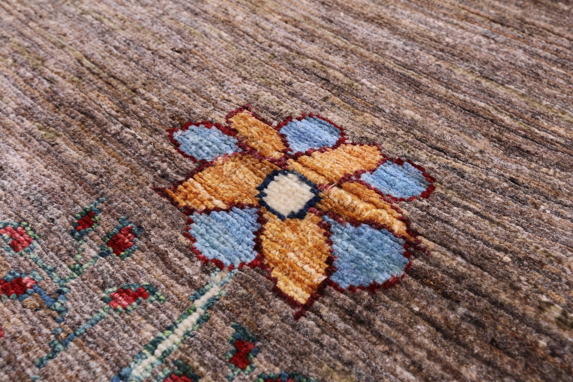 Tree Of Life Persian Gabbeh Handmade Wool Rug - 4' 11" X 6' 6" - Golden Nile