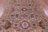 Persian Tabriz Hand Knotted Wool Rug - 6' 7" X 9' 10" - Golden Nile