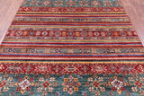 Khorjin Persian Gabbeh Handmade Wool Rug - 5' 8" X 7' 10" - Golden Nile