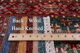 Khorjin Persian Gabbeh Handmade Wool Rug - 5' 8" X 7' 10" - Golden Nile