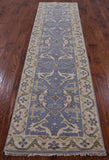 Turkish Oushak Hand Knotted Wool Runner Rug - 2' 7" X 9' 10" - Golden Nile