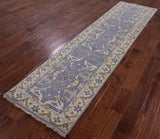 Turkish Oushak Hand Knotted Wool Runner Rug - 2' 7" X 9' 10" - Golden Nile