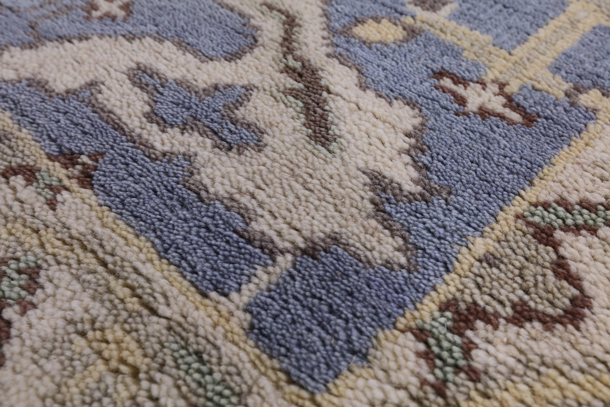 Turkish Oushak Hand Knotted Wool Runner Rug - 2' 7" X 9' 10" - Golden Nile
