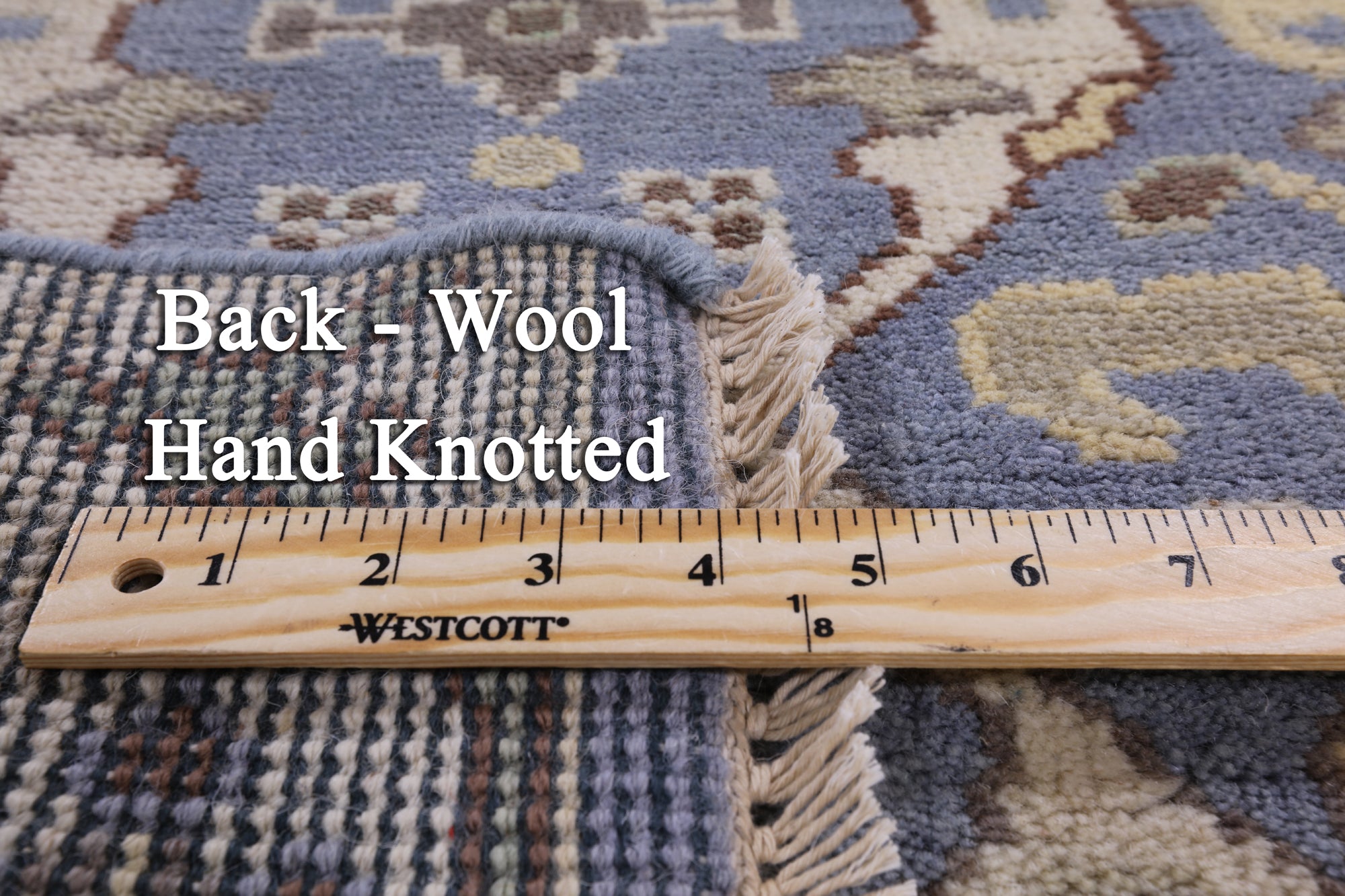 Turkish Oushak Hand Knotted Wool Runner Rug - 2' 7" X 9' 10" - Golden Nile