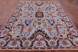 Persian Fine Serapi Hand Knotted Wool Rug - 8' 1" X 9' 9" - Golden Nile