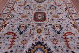 Persian Fine Serapi Hand Knotted Wool Rug - 8' 1" X 9' 9" - Golden Nile
