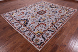 Persian Fine Serapi Hand Knotted Wool Rug - 8' 1" X 9' 9" - Golden Nile