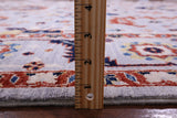 Persian Fine Serapi Hand Knotted Wool Rug - 8' 1" X 9' 9" - Golden Nile