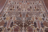 Square Ziegler Hand Knotted Wool Rug - 5' 11" X 5' 11" - Golden Nile