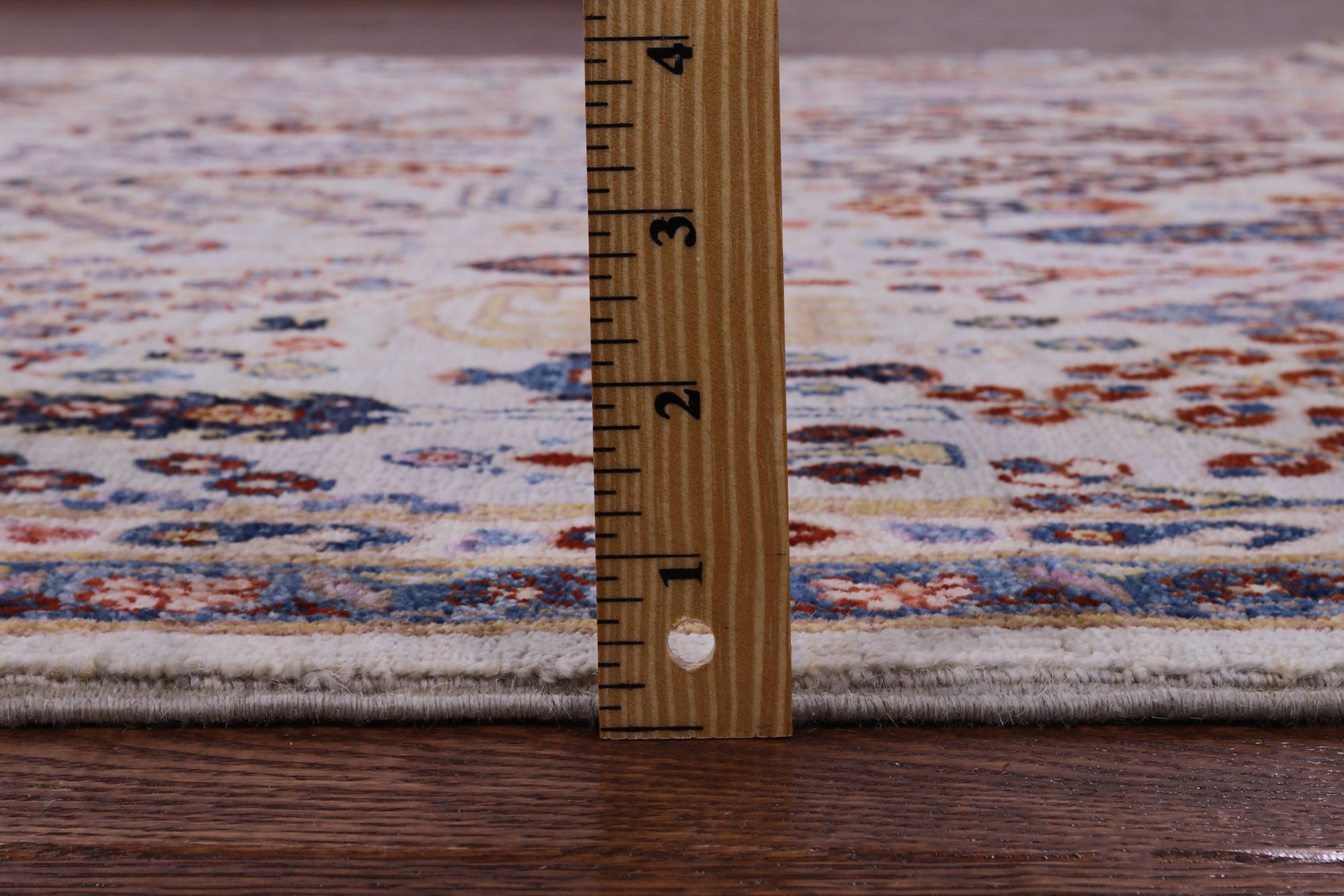 Square Ziegler Hand Knotted Wool Rug - 5' 11" X 5' 11" - Golden Nile