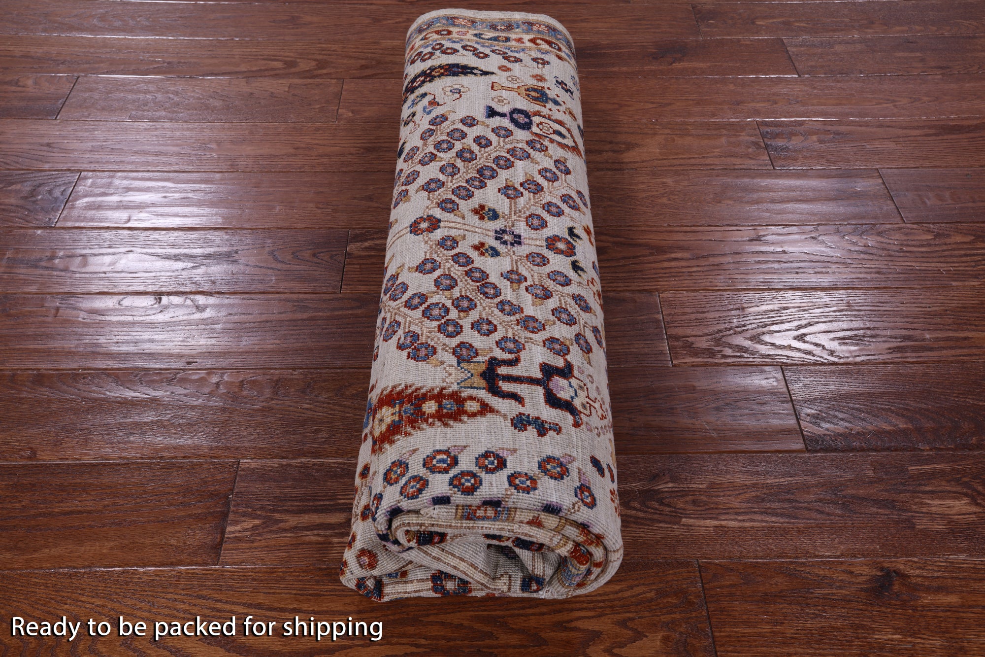 Square Ziegler Hand Knotted Wool Rug - 5' 11" X 5' 11" - Golden Nile