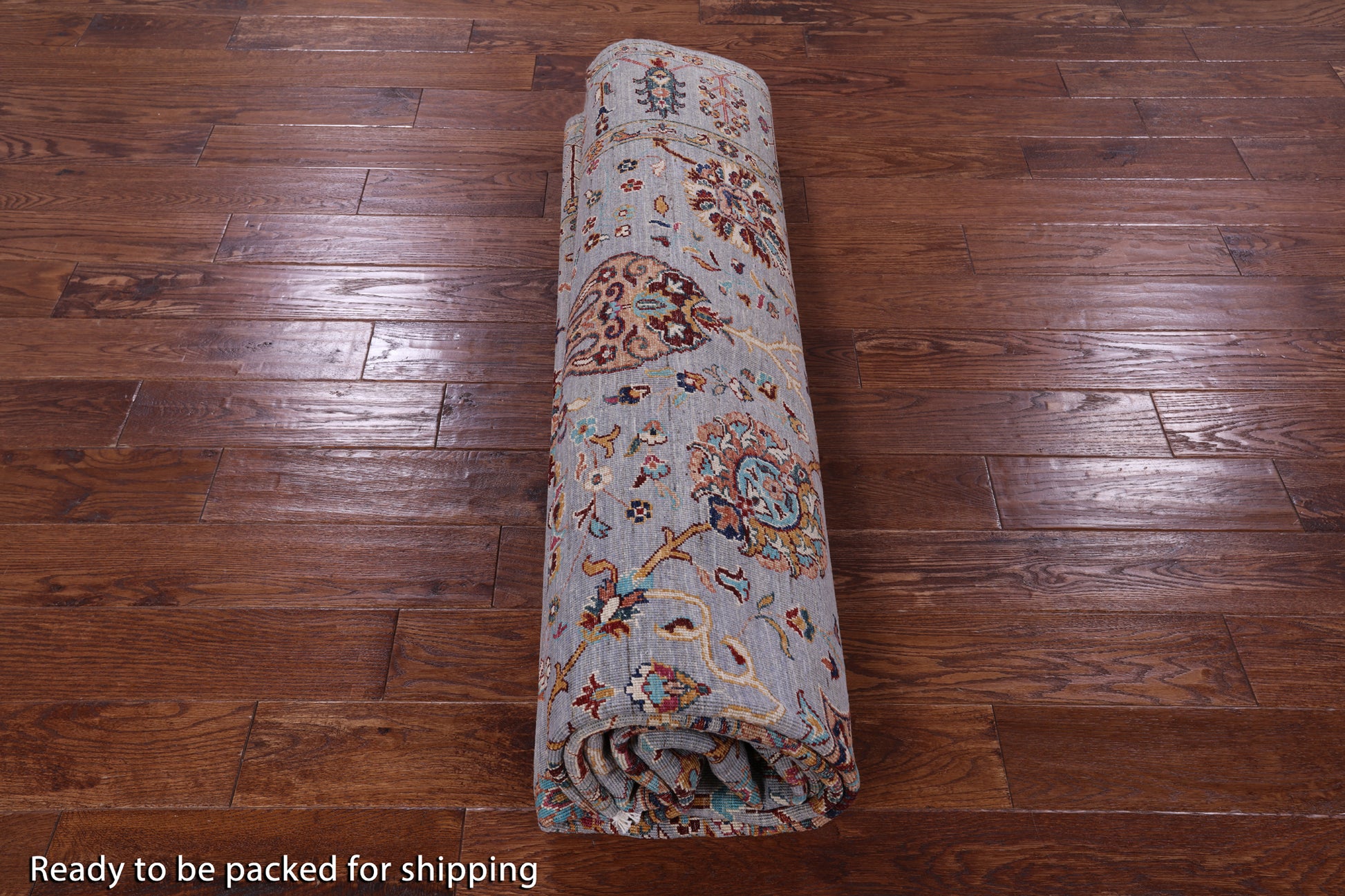 Peshawar Hand Knotted Wool Rug - 8' 3" X 11' 3" - Golden Nile