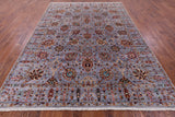 Peshawar Hand Knotted Wool Rug - 8' 3" X 11' 3" - Golden Nile