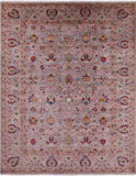 Peshawar Hand Knotted Wool Rug - 9' 0" X 11' 7" - Golden Nile