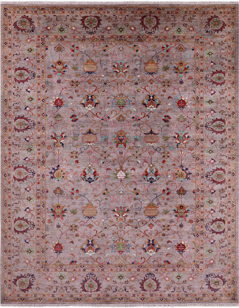 Peshawar Hand Knotted Wool Rug - 9' 0" X 11' 7" - Golden Nile