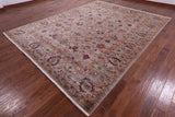 Peshawar Hand Knotted Wool Rug - 9' 0" X 11' 7" - Golden Nile