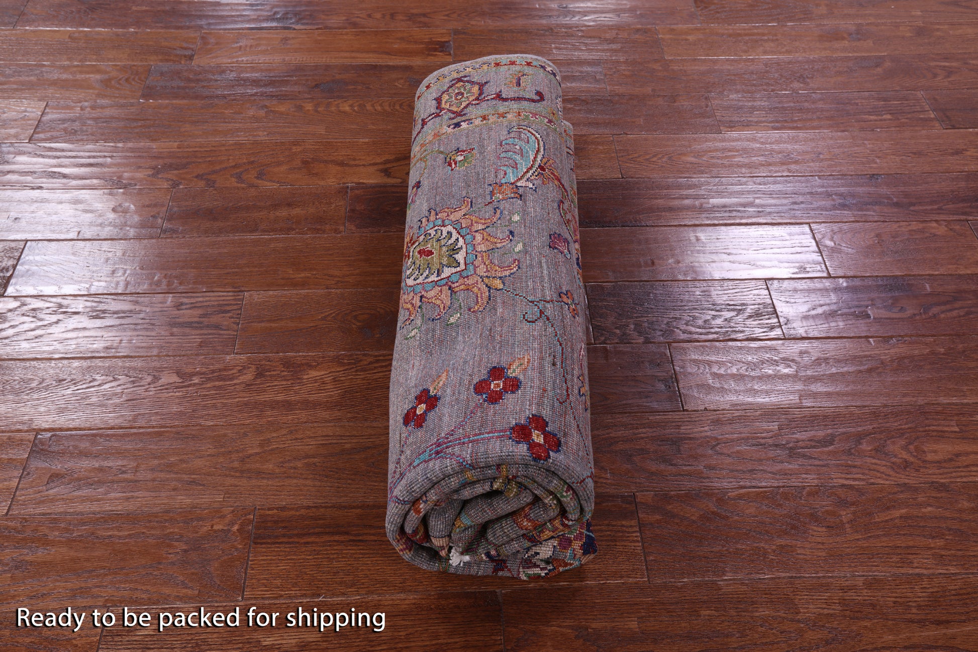 Grey Persian Tabriz Hand Knotted Wool Rug - 5' 8" X 8' 1" - Golden Nile