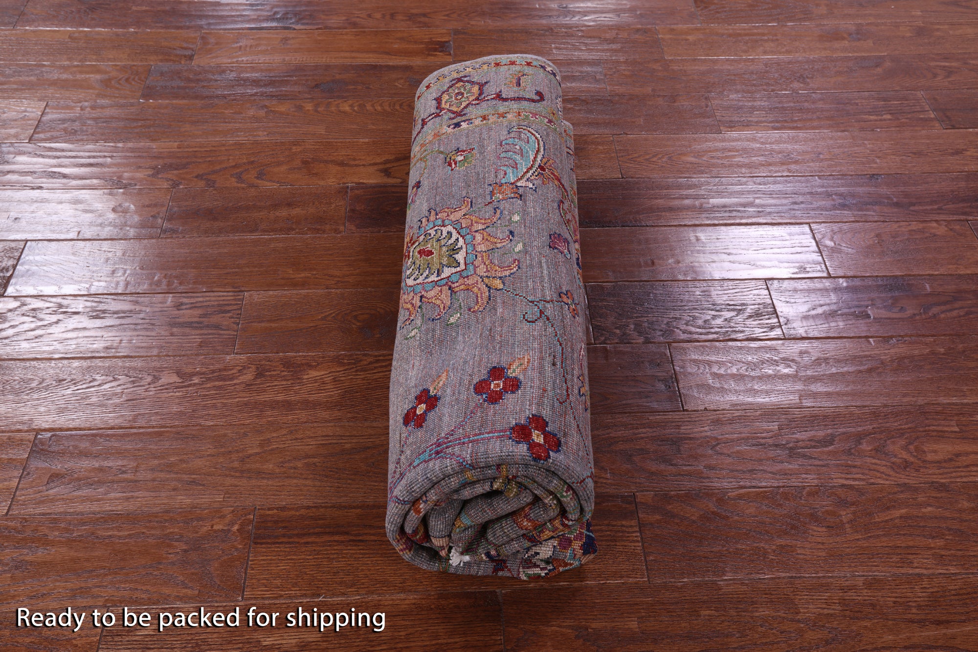 Grey Persian Tabriz Hand Knotted Wool Rug - 5' 8" X 8' 1" - Golden Nile