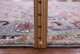 Grey Persian Tabriz Hand Knotted Wool Rug - 5' 8" X 8' 1" - Golden Nile