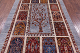 Tree Of Life Persian Hand Knotted Wool Rug - 5' 4" X 8' 5" - Golden Nile