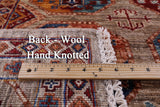 Turkmen Ersari Handmade Wool Rug - 5' 10" X 7' 7" - Golden Nile
