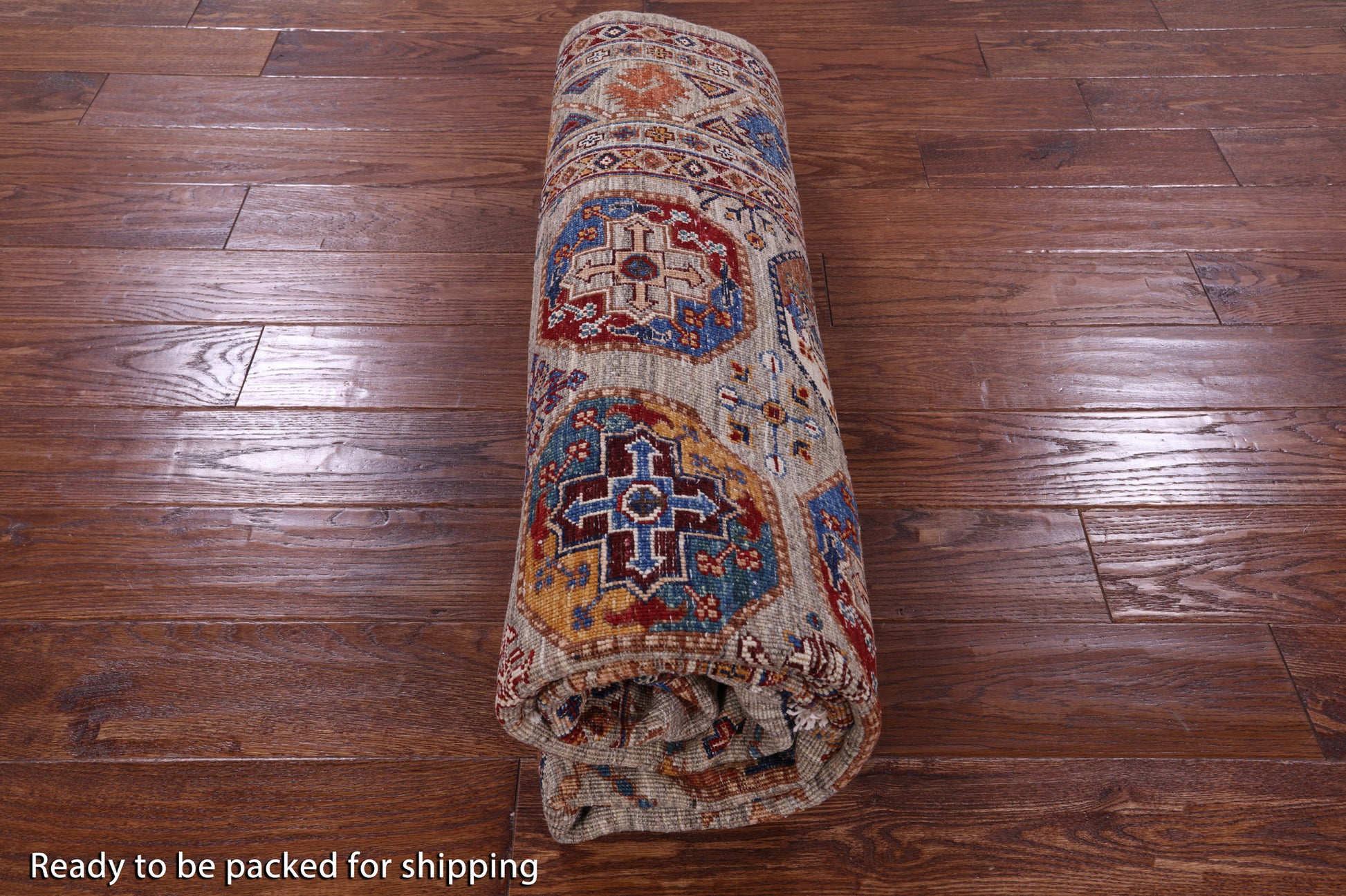 Turkmen Ersari Handmade Wool Rug - 5' 10" X 7' 7" - Golden Nile