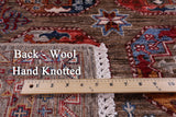 Turkmen Ersari Handmade Wool Rug - 5' 7" X 8' 1" - Golden Nile