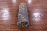 Grey Peshawar Hand Knotted Wool Rug - 6' 8" X 9' 9" - Golden Nile