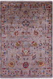 Peshawar Handmade Wool Rug - 5' 9" X 8' 2" - Golden Nile