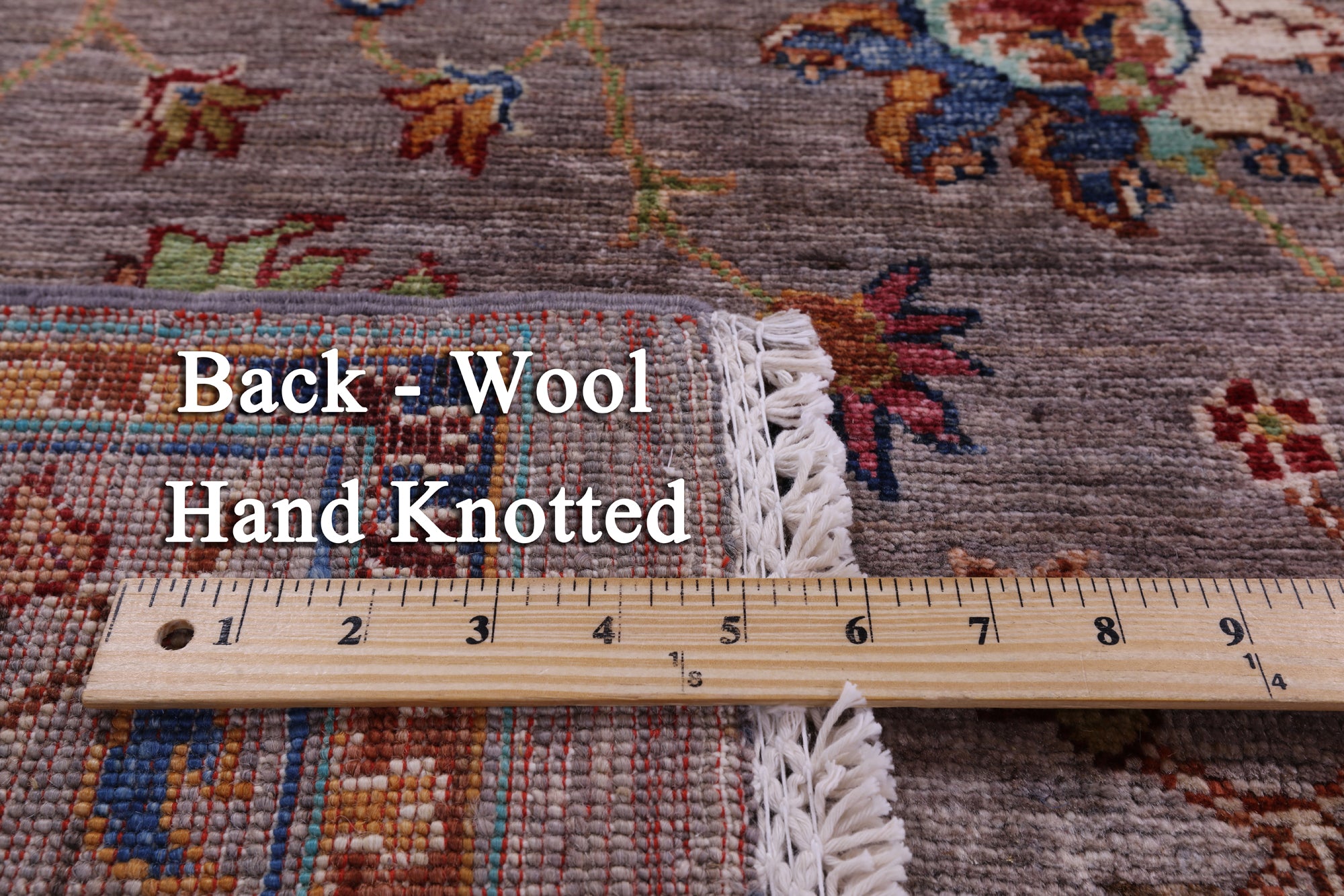 Peshawar Handmade Wool Rug - 5' 9" X 8' 2" - Golden Nile