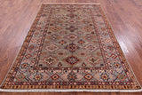 Super Kazak Handmade Wool Rug - 6' 0" X 8' 6" - Golden Nile
