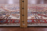 Super Kazak Hand Knotted Wool Runner Rug - 2' 7" X 9' 8" - Golden Nile