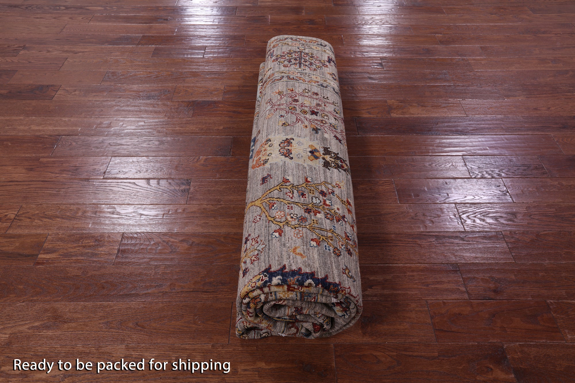 Tribal Persian Gabbeh Handmade Wool Rug - 9' 1" X 11' 11" - Golden Nile
