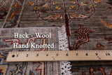 Tribal Persian Gabbeh Handmade Wool Rug - 9' 1" X 11' 11" - Golden Nile