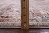 Tribal Persian Gabbeh Handmade Wool Rug - 9' 1" X 11' 11" - Golden Nile