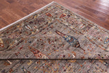Tribal Persian Gabbeh Handmade Wool Rug - 9' 1" X 11' 11" - Golden Nile