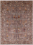 Tribal Persian Gabbeh Handmade Wool Rug - 9' 2" X 11' 10" - Golden Nile