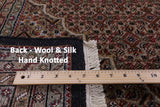 Black Bijar Hand Knotted Wool & Silk Rug - 8' 11" X 12' 2" - Golden Nile