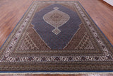 Blue Bijar Hand Knotted Wool & Silk Rug - 10' 3" X 14' 3" - Golden Nile