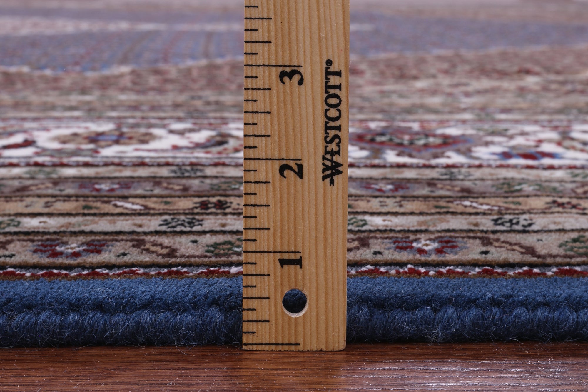 Blue Bijar Hand Knotted Wool & Silk Rug - 10' 3" X 14' 3" - Golden Nile