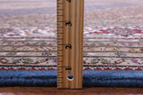 Blue Square Bijar Hand Knotted Wool & Silk Rug - 10' 0" X 10' 1" - Golden Nile